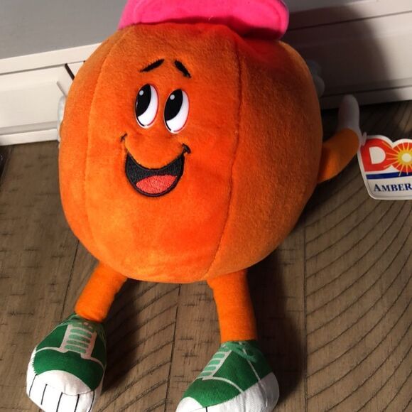 NWT Rare 1997 Amber Orange 🍊 Doll by Dole Polyester Washable Fun gift. - Picture 10 of 16